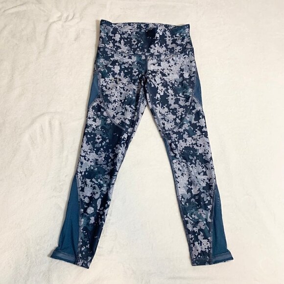 Under Armour compression camo print workout yoga pilates leggings - Picture 1 of 6
